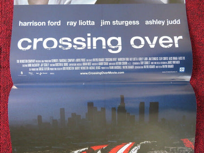 CROSSING OVER ITALIAN LOCANDINA (26.5"x12.5") POSTER HARRISON FORD RAY LIOTTA