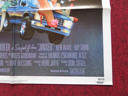 JINXED FOLDED US ONE SHEET POSTER BETTE MIDLER RIP TORN 1982