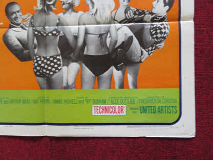 I'LL TAKE SWEDEN FOLDED US ONE SHEET POSTER BOB HOPE TUESDAY WELD 1965