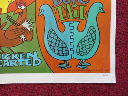 IT'S TOUGH TO BE A BIRD FOLDED US ONE SHEET POSTER DISNEY RUTH BUZZI 1970