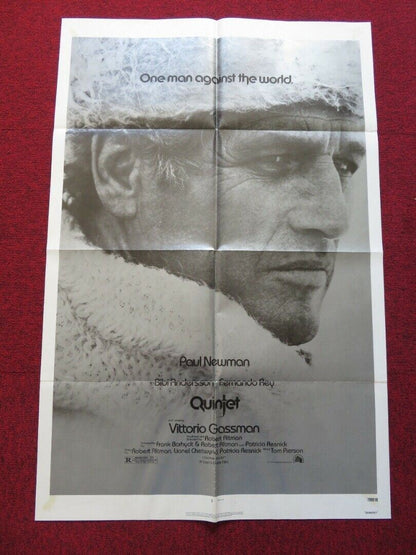 QUINTET FOLDED US ONE SHEET POSTER PAUL NEWMAN VITTORIO GASSMAN 1979