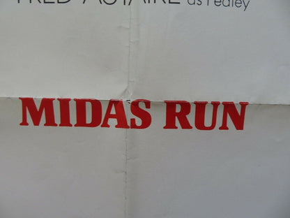 MIDAS RUN FOLDED US ONE SHEET POSTER RICHARD CRENNA ANNE HEYWOOD 1969