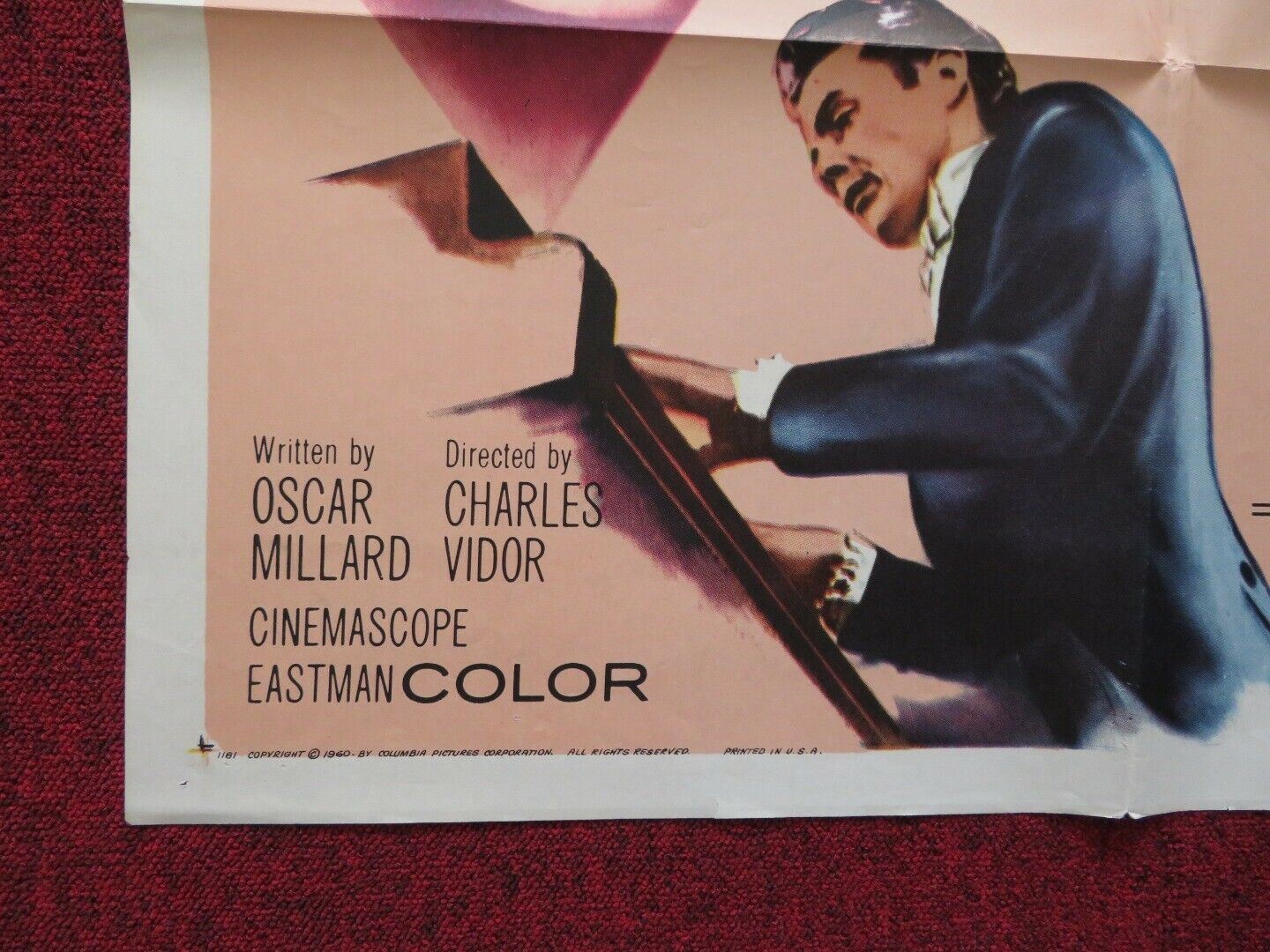 SONG WITHOUT END FOLDED US ONE SHEET POSTER DIRK BOGARDE CAPUCINE 1960