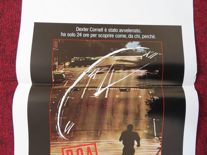 D.O.A DEAD ON ARRIVAL  ITALIAN LOCANDINA (27.5"x13") POSTER D QUAID MEG RYAN '88