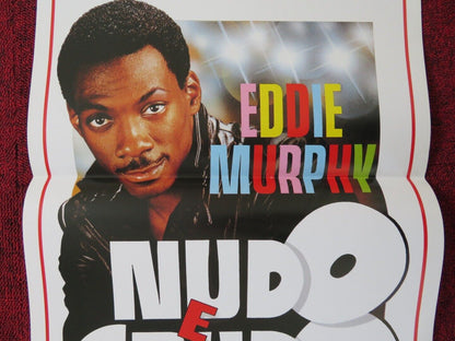 EDDIE MURPHY: RAW ITALIAN LOCANDINA (27.5"x13") POSTER KEENEN IVORY 1988