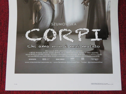 CORPI / BODY  ITALIAN LOCANDINA (27"x13") POSTER JANUSZ GAJOS 2015