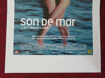 SOUND OF THE SEA ITALIAN LOCANDINA (27.5"x13") POSTER EDUARD FERNANDEZ 2001