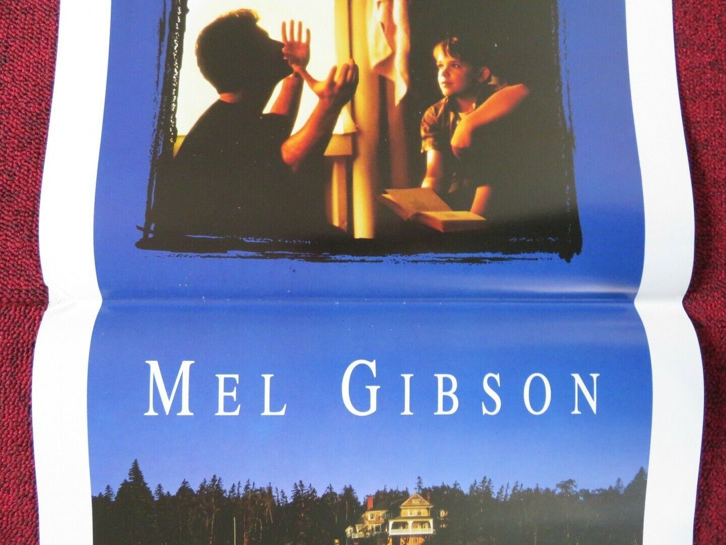 THE MAN WITHOUT A FACE ITALIAN LOCANDINA (27.5"x13") POSTER MEL GIBSON 1993