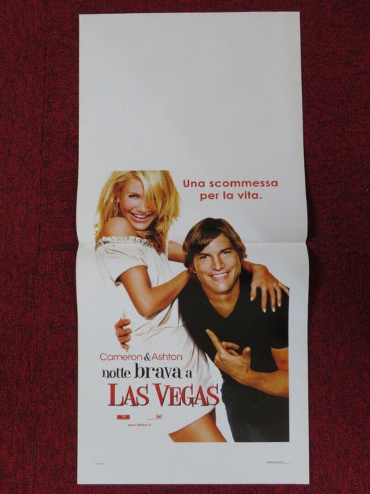 WHAT HAPPENS IN VEGAS ITALIAN LOCANDINA (27.5"x13") POSTER CAMERON DIAZ 2008