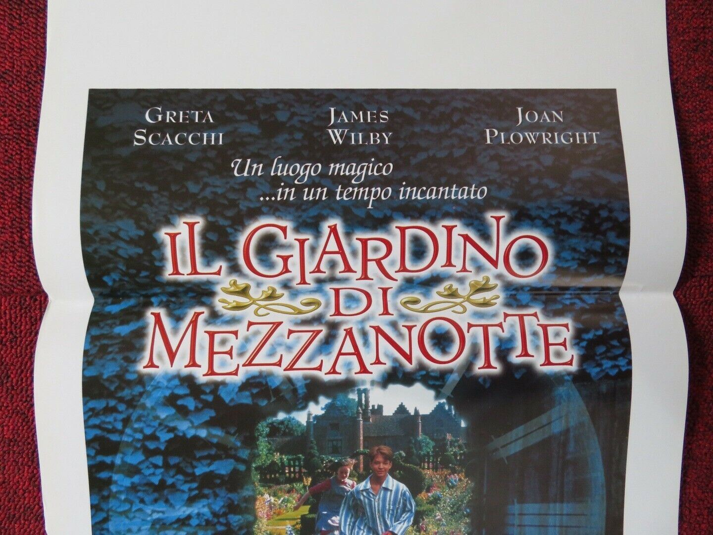 TOM'S MIDNIGHT GARDEN ITALIAN LOCANDINA (27.5"x13") POSTER JAMES WILBY 1999