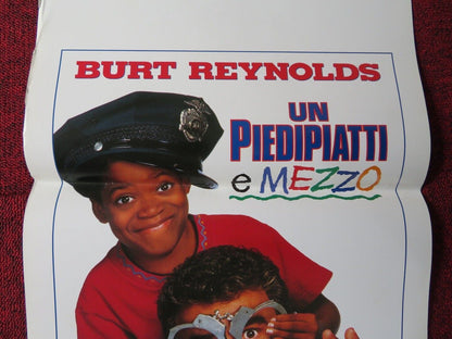 COP & 1/2 ITALIAN LOCANDINA (27.5"x13") POSTER BERT REYNOLDS RAY SHARKEY 1993