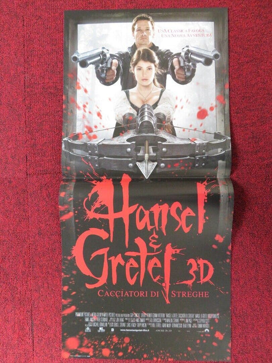 HANSEL & GRETEL: WITCH HUNTERS ITALIAN LOCANDINA (26.5"x12.5") POSTER 2013