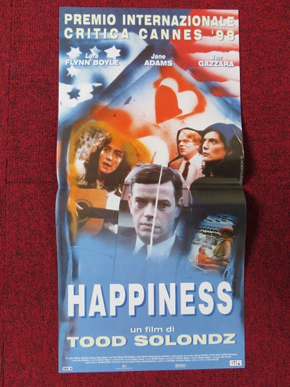 HAPPINESS ITALIAN LOCANDINA (23.5"x11.5") POSTER BEN GAZZARA 1998