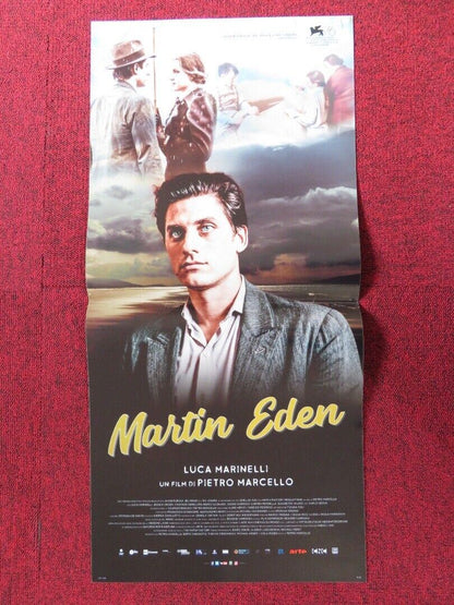 MARTIN EDEN  ITALIAN LOCANDINA (26.5"x12.5") POSTER LUCA MARINELLI 2019