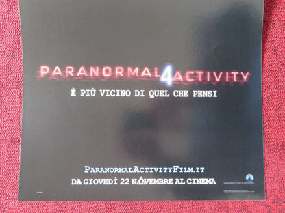 PARANORMAL ACTIVITY 4  ITALIAN LOCANDINA (26.5"x12.5") POSTER KATHRYN NEWTON '12