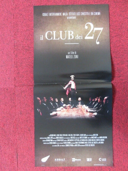 IL CLUB DEI 27 ITALIAN LOCANDINA (26.5"x12.5") POSTER MATEO ZONI 2017