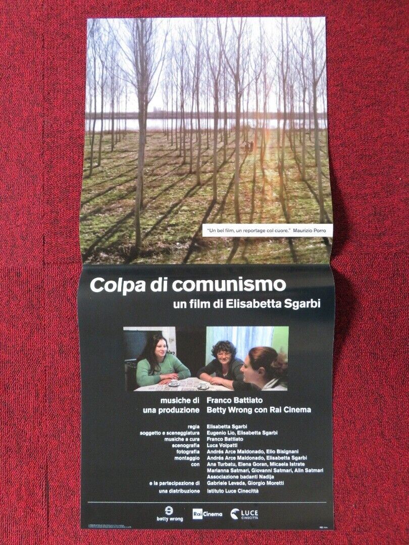 COLPA DI COMUNISMO ITALIAN LOCANDINA (26.5"x12.5") POSTER ANA TURBATU 2015