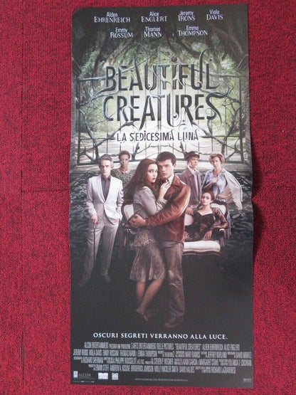 BEAUTIFUL CREATURES ITALIAN LOCANDINA (26.5"x12.5") POSTER ALICE ENGLERT 2013