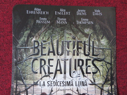 BEAUTIFUL CREATURES ITALIAN LOCANDINA (26.5"x12.5") POSTER ALICE ENGLERT 2013