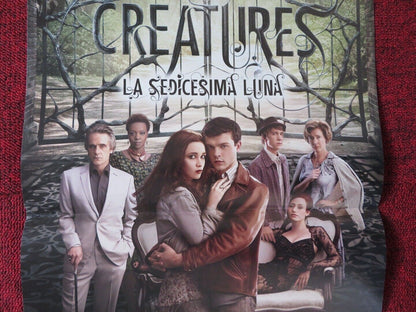 BEAUTIFUL CREATURES ITALIAN LOCANDINA (26.5"x12.5") POSTER ALICE ENGLERT 2013