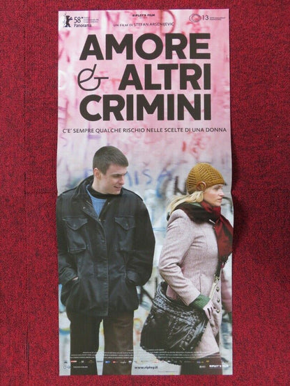 LOVE AND OTHER CRIMES ITALIAN LOCANDINA (26.5"x11.5") POSTER ANICA DOBRA 2008