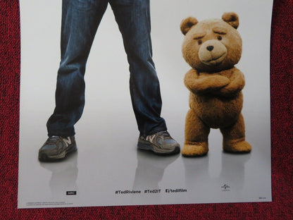 TED 2  ITALIAN LOCANDINA (26.5"x12.5") POSTER MARK WAHLBERG SETH MACFARLANE 2015