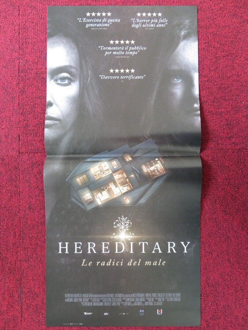 HEREDITARY  ITALIAN LOCANDINA (26.5"x12.5") POSTER ALEX WOLFF GABRIEL BYRNE 2018