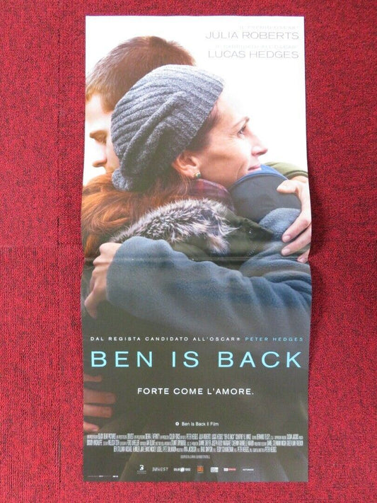 BEN IS BACK   ITALIAN LOCANDINA (26.5"x12.5") POSTER JULIA ROBERTS 2018