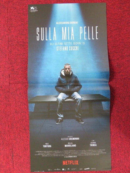 SULLA MIA PELLE  ITALIAN LOCANDINA (27"x13") POSTER ALESSANDRO BORGHI 2018