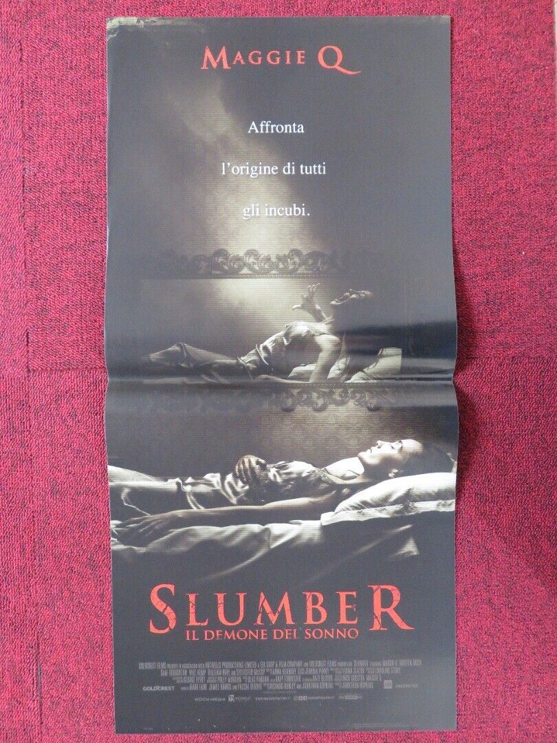 SLUMBER  ITALIAN LOCANDINA (26.5"x12.5") POSTER MAGGIE Q WILL KEMP 2017