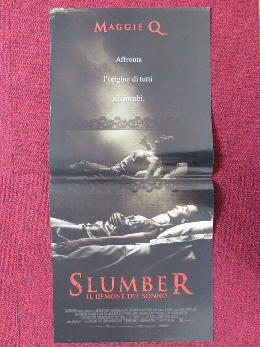 SLUMBER  ITALIAN LOCANDINA (26.5"x12.5") POSTER MAGGIE Q WILL KEMP 2017