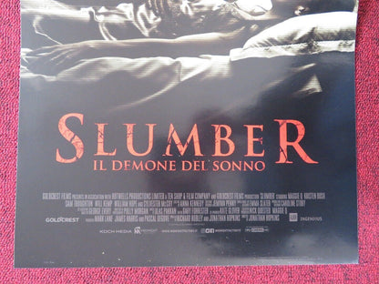 SLUMBER  ITALIAN LOCANDINA (26.5"x12.5") POSTER MAGGIE Q WILL KEMP 2017