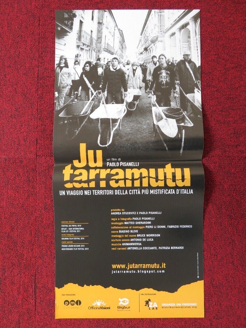 JU TARRAMUTU  ITALIAN LOCANDINA (27"x12.5") POSTER PAOLO PISANELLI 2010