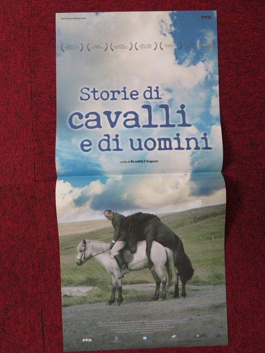 OF HORSES AND MEN ITALIAN LOCANDINA (27"x12.5") POSTER BENEDIKT ERLINGSSON '13