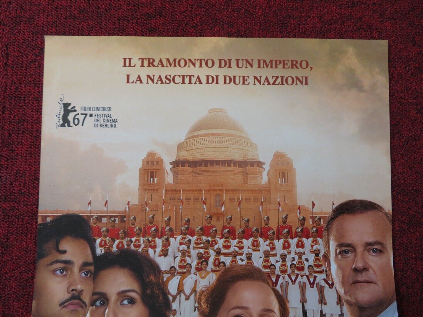 VICEROY'S HOUSE ITALIAN LOCANDINA (26.5"x12.5") POSTER GILLIAN ANDERSON 2017