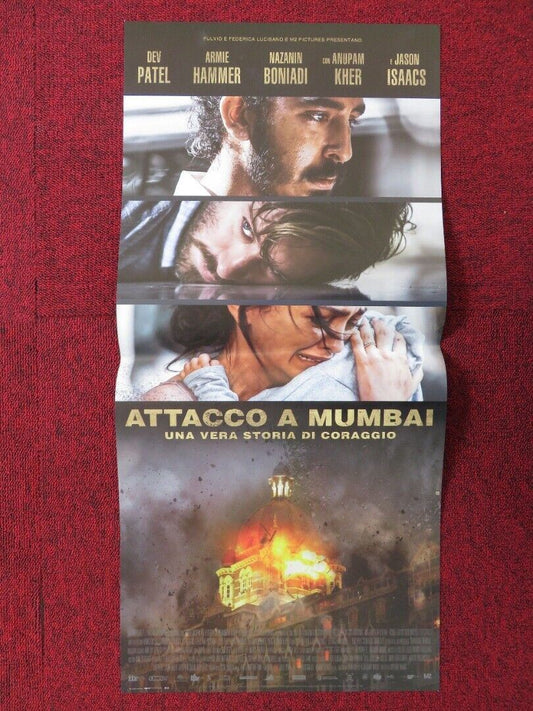 HOTEL MUMBAI ITALIAN LOCANDINA (26.5"x12.5") POSTER DEV PATEL ARMIE HAMMER 2018