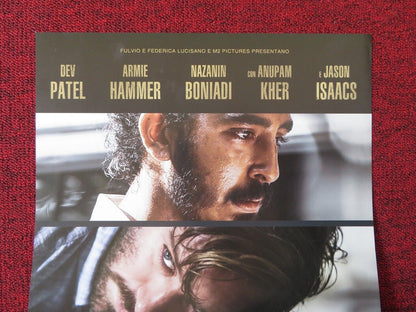 HOTEL MUMBAI ITALIAN LOCANDINA (26.5"x12.5") POSTER DEV PATEL ARMIE HAMMER 2018