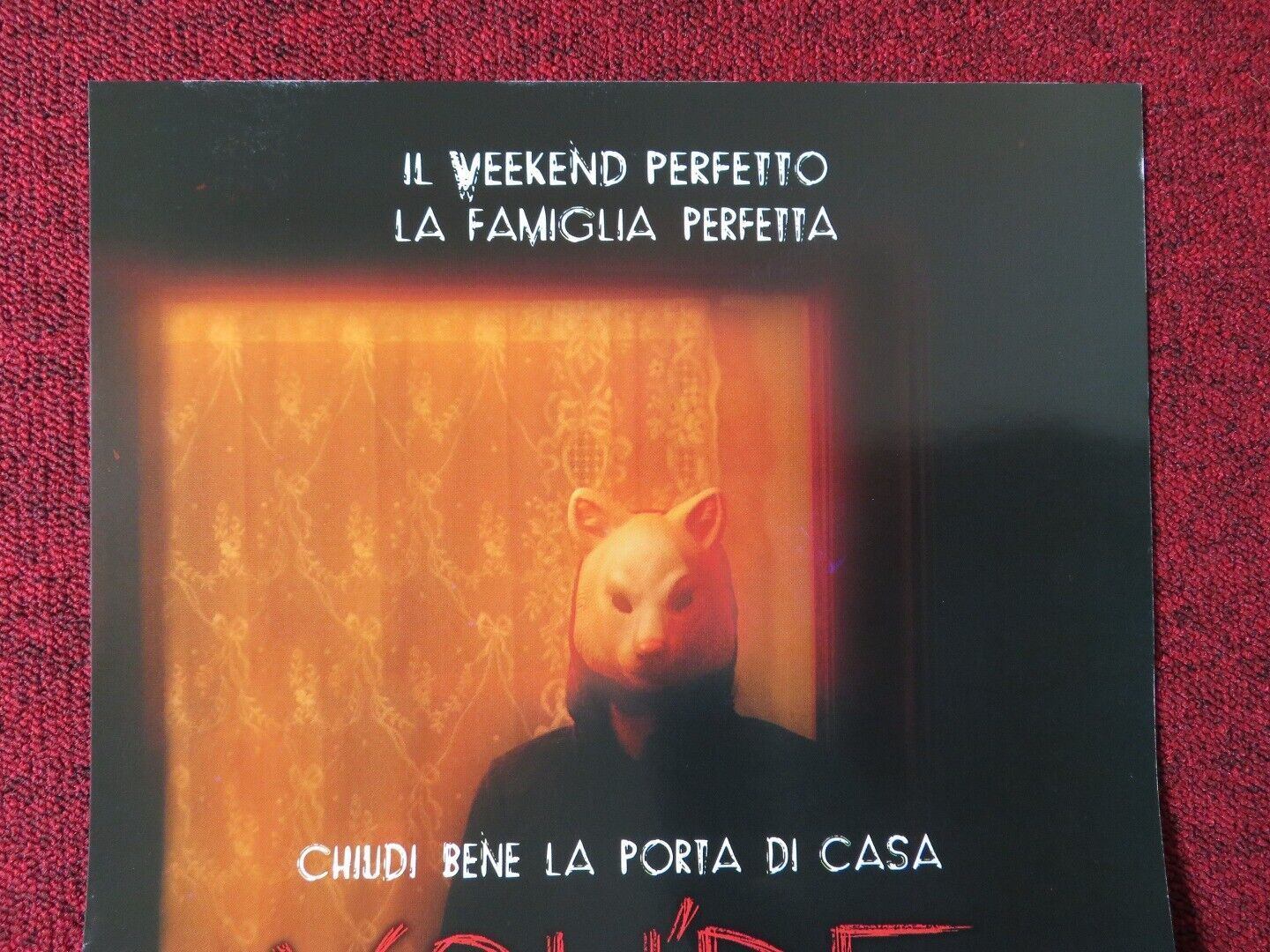 YOU'RE NEXT  ITALIAN LOCANDINA (26.5"x12.5") POSTER ADAM WINGARD 2011