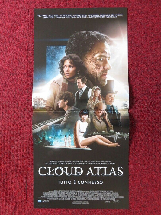 CLOUD ATLAS  ITALIAN LOCANDINA (26.5"x12.5") POSTER TOM HANKS HALLE BERRY 2012