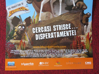 KHUMBA  ITALIAN LOCANDINA (26.5"x12.5") POSTER JAKE T. AUSTIN  2013