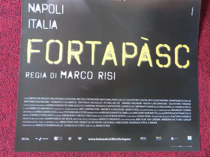 FORTAPASC  ITALIAN LOCANDINA (26.5"x12.5") POSTER MARCO RISI  2009