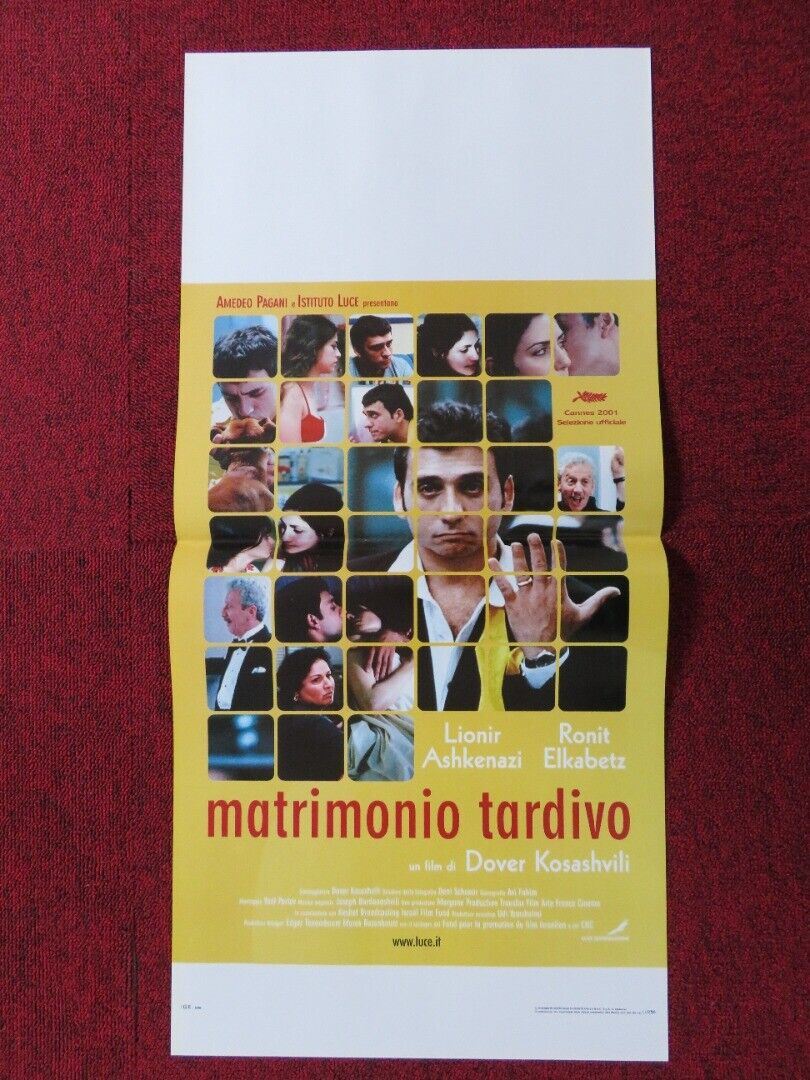 LATE MARRIAGE  ITALIAN LOCANDINA (27.5"x13") POSTER LIONIR ASHKENAZI 2001