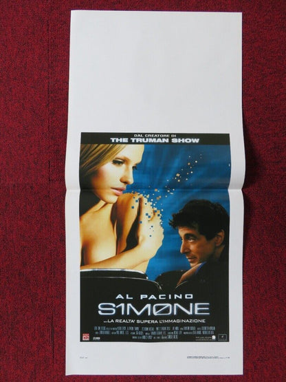 S1M0NE  ITALIAN LOCANDINA (27.5"x13") POSTER AL PACINO CATHERINE KEENER 2002