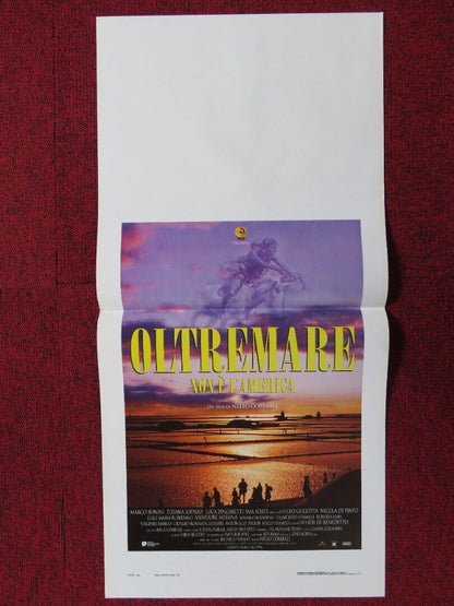 OLTREMARE  ITALIAN LOCANDINA (27.5"x13") POSTER MARCO BONINI TIZIANA LODATO 1999