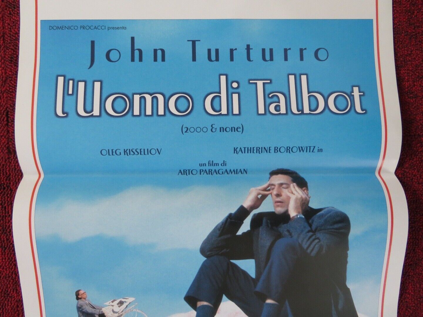 L'UOMO DI TALBOT  ITALIAN LOCANDINA (27.5"x13") POSTER JOHN TURTURRO 2001