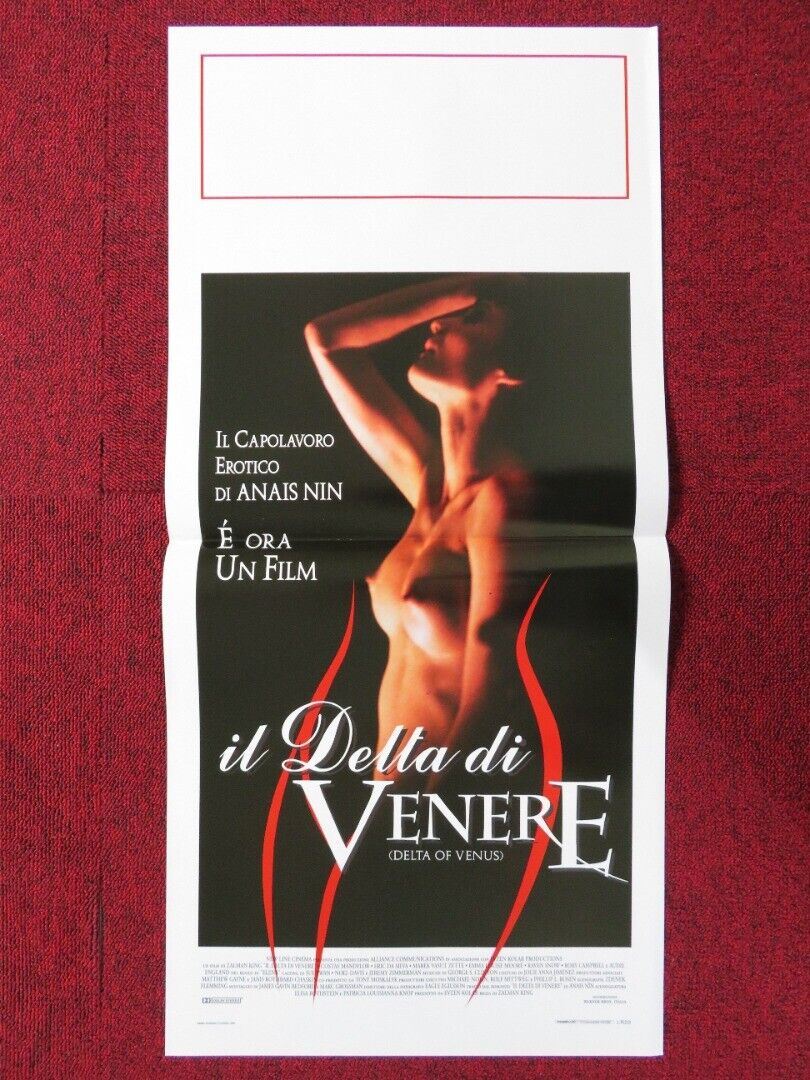 DELTA OF VENUS ITALIAN LOCANDINA (27.5"x13") POSTER ERIC DA SILVA 1995