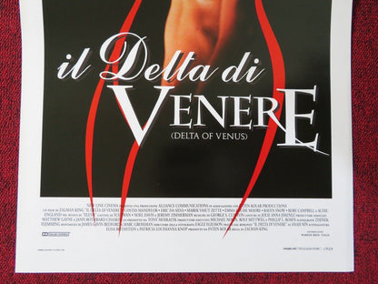 DELTA OF VENUS ITALIAN LOCANDINA (27.5"x13") POSTER ERIC DA SILVA 1995