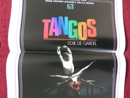 TANGOS, THE EXILE OF GARDEL ITALIAN LOCANDINA (27.5"x13") POSTER M LAFORET 1985