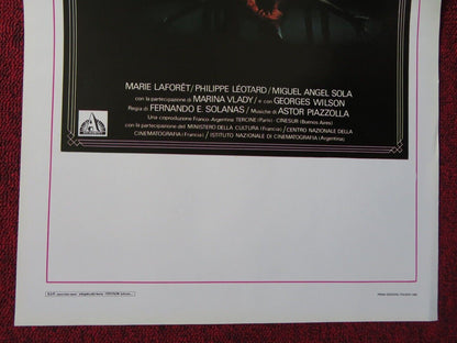 TANGOS, THE EXILE OF GARDEL ITALIAN LOCANDINA (27.5"x13") POSTER M LAFORET 1985