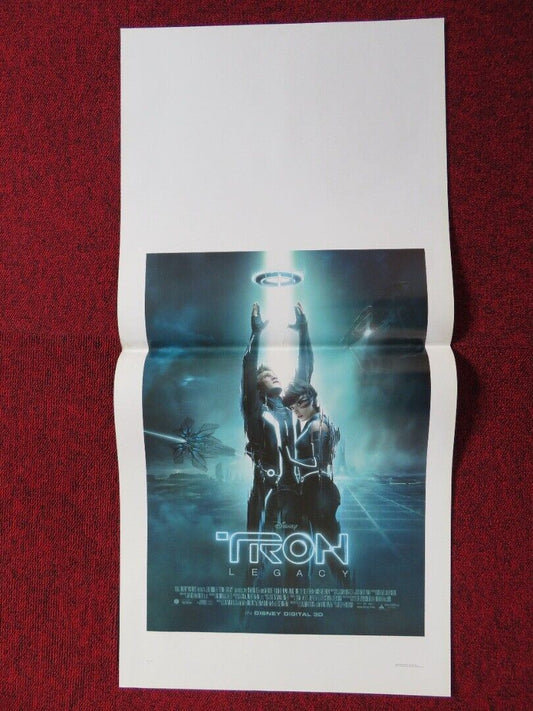 TRON LEGACY  ITALIAN LOCANDINA (27.5"x13") POSTER DISNEY JEFF BRIDGES 2010